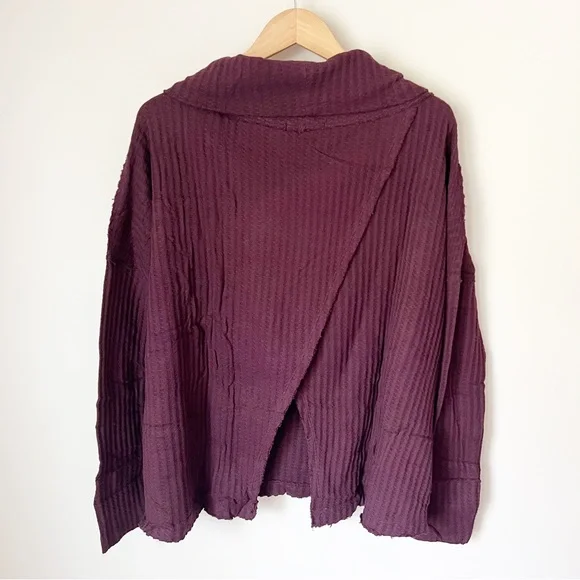 Free People Juicy Long Sleeve Waffle Knit Thermal Top Date Night S NWT - Picture 9 of 10